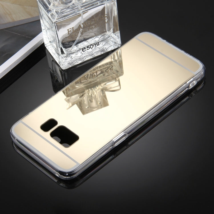 For Galaxy S8 Acrylic TPU Mirror Protective Back Cover Case