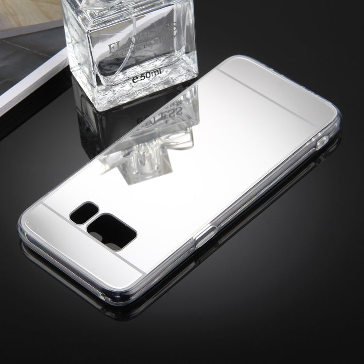 For Galaxy S8 Acrylic TPU Mirror Protective Back Cover Case