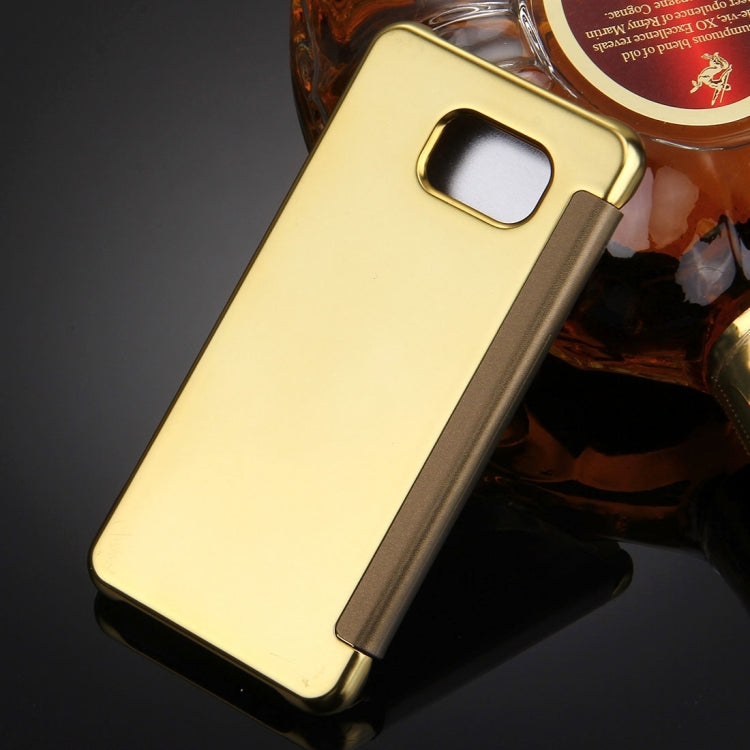 For Galaxy A3 (2016) / A310 Plating Mirror Horizontal Flip Leather Case with Sleep / Wake-up Function