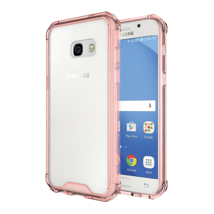 For Galaxy A3 (2017) / A320 Shockproof Acrylic + TPU Transparent Armor Protective Case