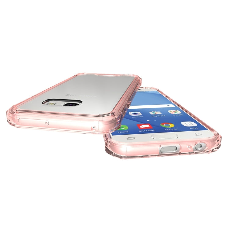 For Galaxy A3 (2017) / A320 Shockproof Acrylic + TPU Transparent Armor Protective Case
