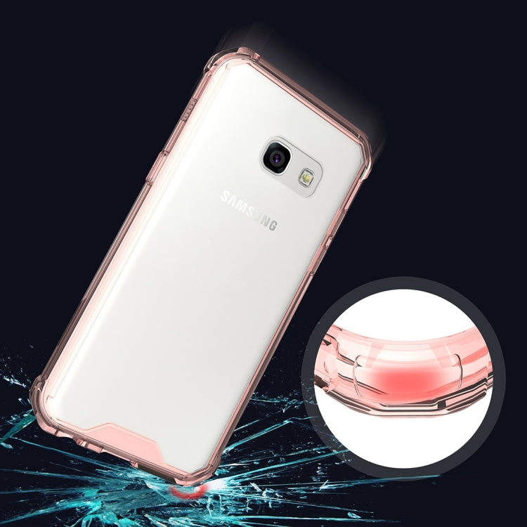 For Galaxy A3 (2017) / A320 Shockproof Acrylic + TPU Transparent Armor Protective Case