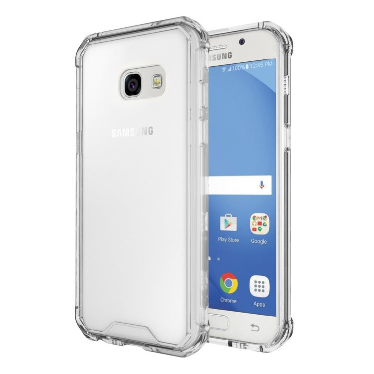 For Galaxy A3 (2017) / A320 Shockproof Acrylic + TPU Transparent Armor Protective Case