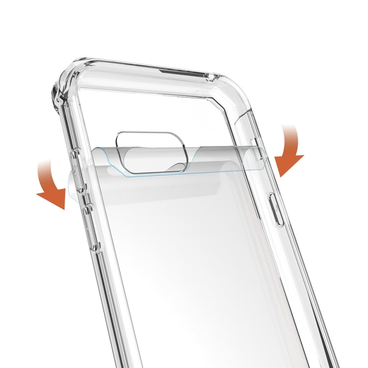 For Galaxy A3 (2017) / A320 Shockproof Acrylic + TPU Transparent Armor Protective Case