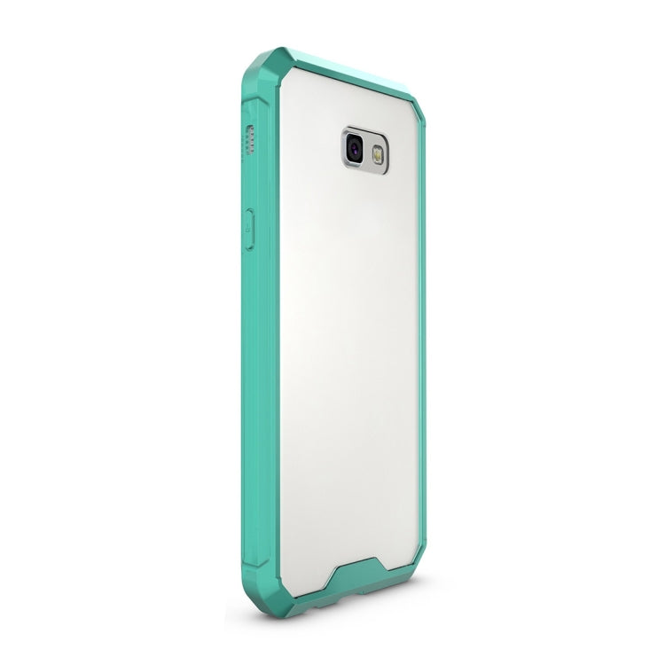 For Galaxy A7 (2017) / A720 Shockproof Acrylic + TPU Transparent Armor Protective Case