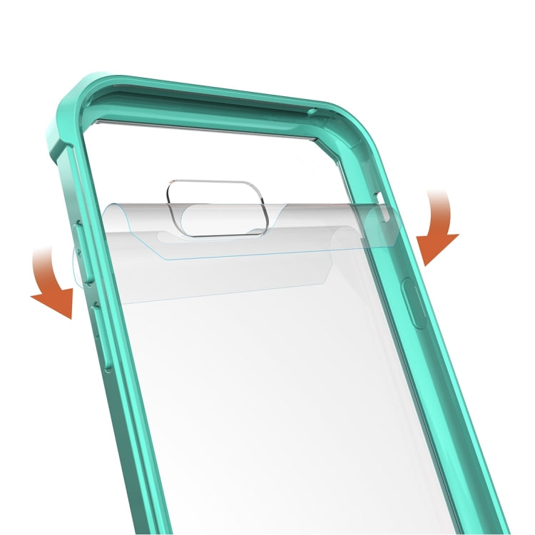 For Galaxy A7 (2017) / A720 Shockproof Acrylic + TPU Transparent Armor Protective Case