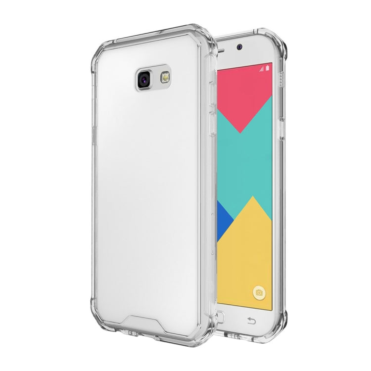 For Galaxy A7 (2017) / A720 Shockproof Acrylic + TPU Transparent Armor Protective Case