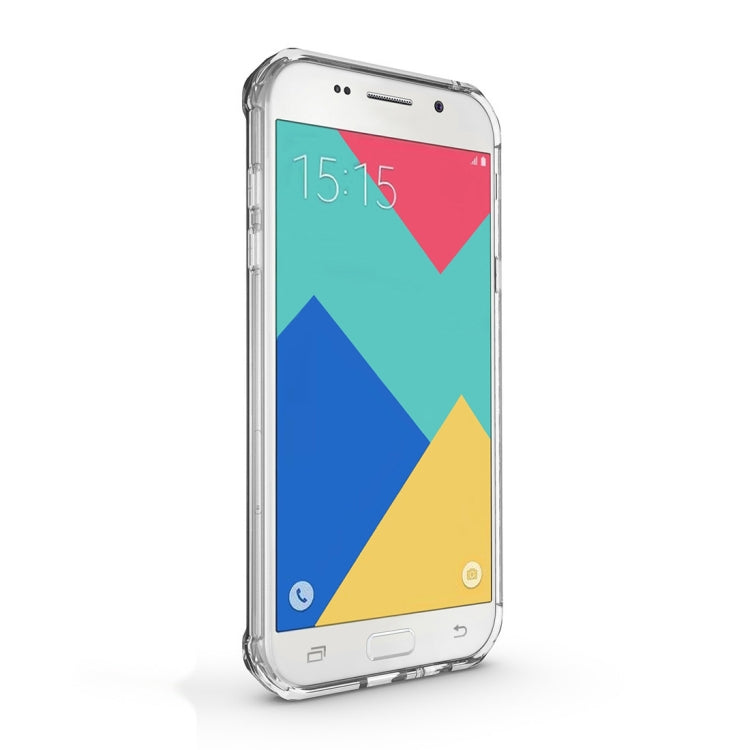 For Galaxy A7 (2017) / A720 Shockproof Acrylic + TPU Transparent Armor Protective Case