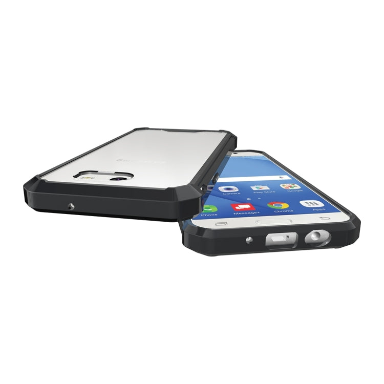 For Galaxy J3 (2017) / J330 (US Version) Shockproof Acrylic + TPU Transparent Armor Protective Case