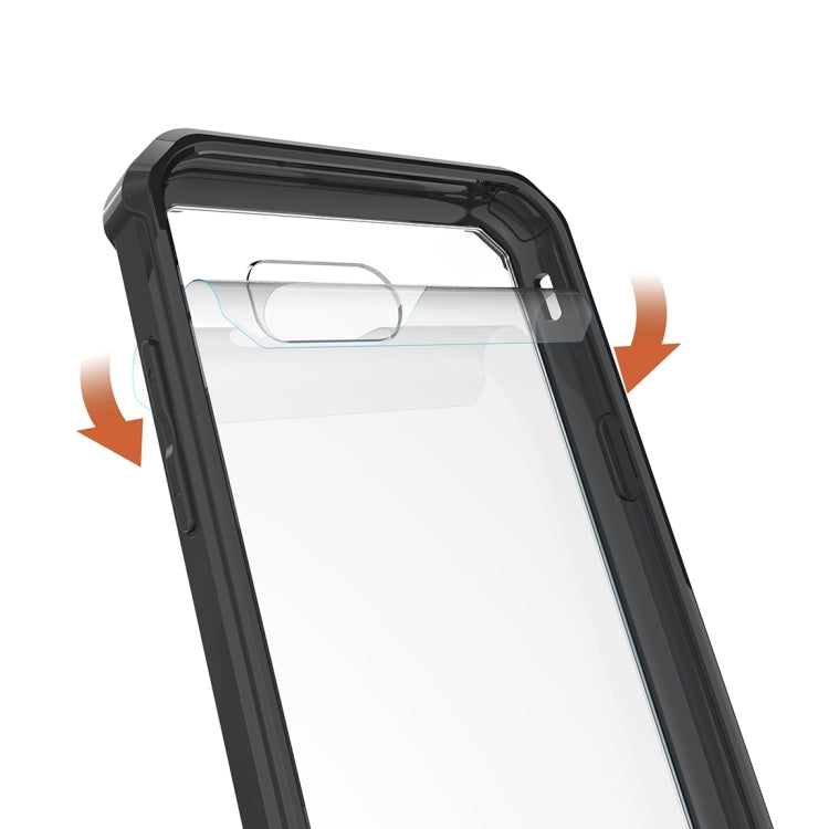 For Galaxy J3 (2017) / J330 (US Version) Shockproof Acrylic + TPU Transparent Armor Protective Case