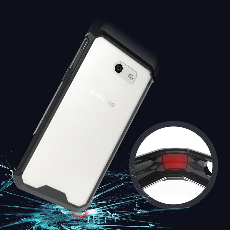 For Galaxy J3 (2017) / J330 (US Version) Shockproof Acrylic + TPU Transparent Armor Protective Case