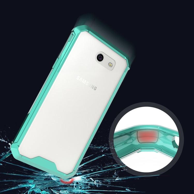 For Galaxy J3 (2017) / J330 (US Version) Shockproof Acrylic + TPU Transparent Armor Protective Case