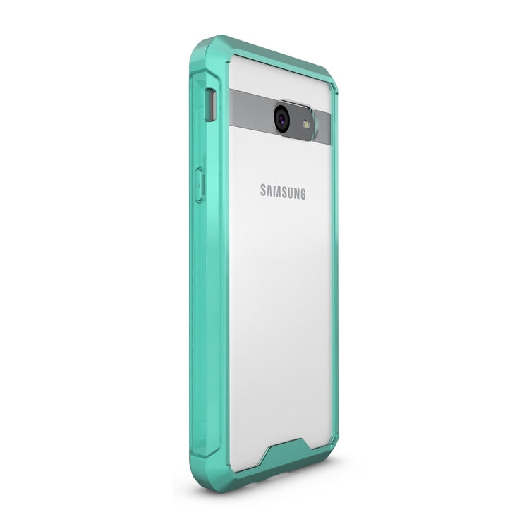 For Galaxy J5 (2017) / J530 (US Version) Shockproof Acrylic + TPU Transparent Armor Protective Case