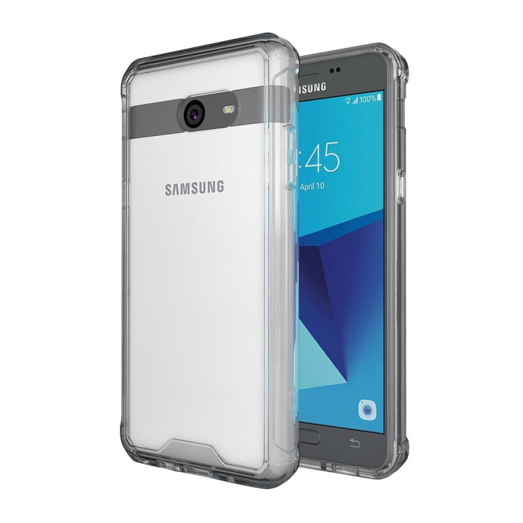 For Galaxy J5 (2017) / J530 (US Version) Shockproof Acrylic + TPU Transparent Armor Protective Case