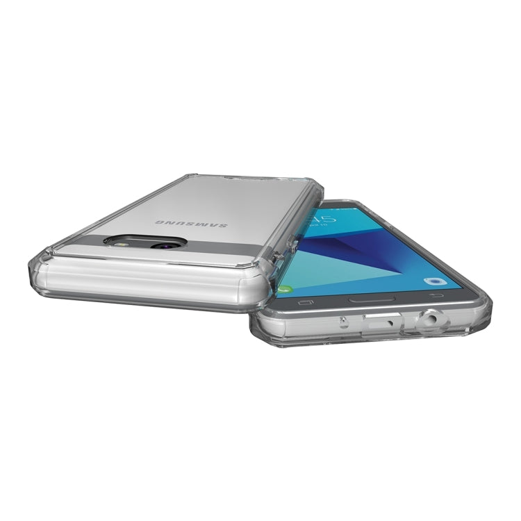 For Galaxy J5 (2017) / J530 (US Version) Shockproof Acrylic + TPU Transparent Armor Protective Case