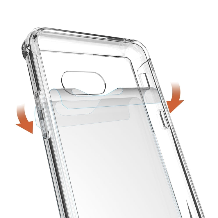 For Galaxy J5 (2017) / J530 (US Version) Shockproof Acrylic + TPU Transparent Armor Protective Case