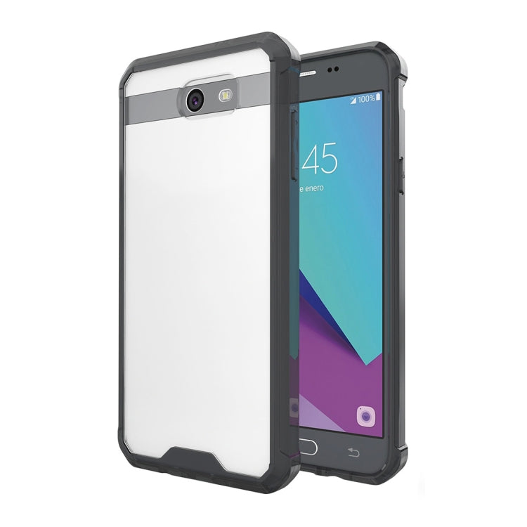 For Galaxy J7 (2017) / J730 (US Version) Shockproof Acrylic + TPU Transparent Armor Protective Case