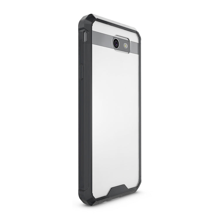 For Galaxy J7 (2017) / J730 (US Version) Shockproof Acrylic + TPU Transparent Armor Protective Case