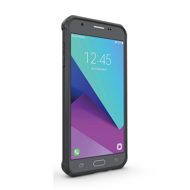 For Galaxy J7 (2017) / J730 (US Version) Shockproof Acrylic + TPU Transparent Armor Protective Case