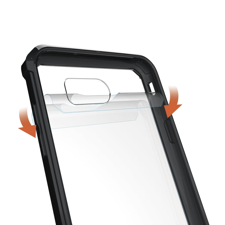 For Galaxy J7 (2017) / J730 (US Version) Shockproof Acrylic + TPU Transparent Armor Protective Case