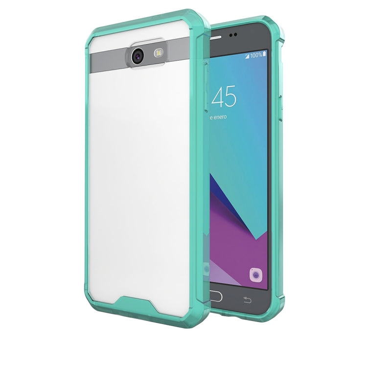 For Galaxy J7 (2017) / J730 (US Version) Shockproof Acrylic + TPU Transparent Armor Protective Case