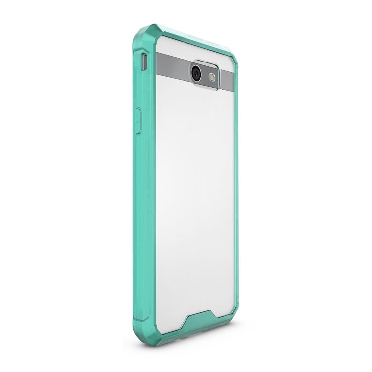 For Galaxy J7 (2017) / J730 (US Version) Shockproof Acrylic + TPU Transparent Armor Protective Case