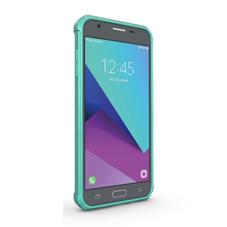 For Galaxy J7 (2017) / J730 (US Version) Shockproof Acrylic + TPU Transparent Armor Protective Case