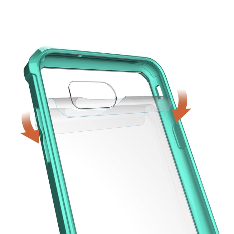 For Galaxy J7 (2017) / J730 (US Version) Shockproof Acrylic + TPU Transparent Armor Protective Case