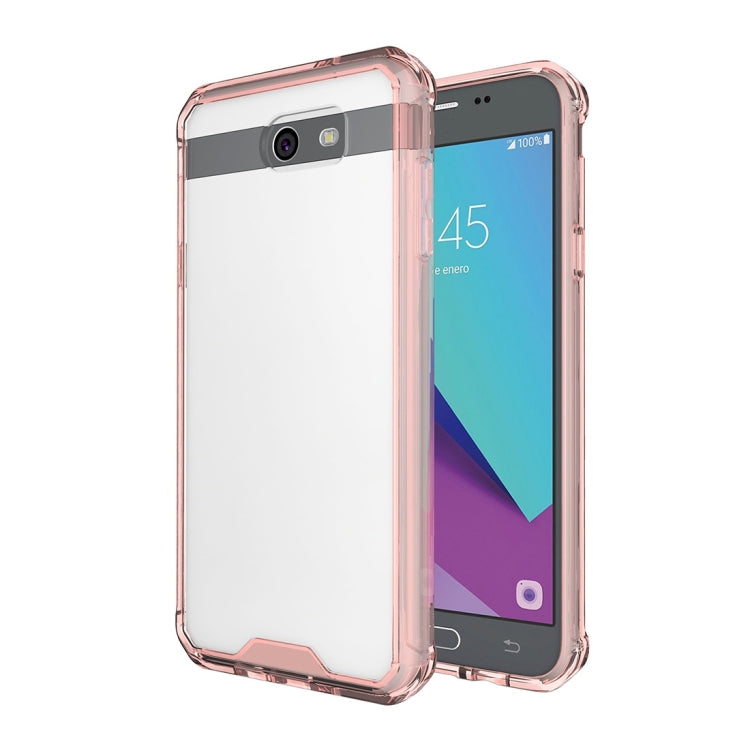 For Galaxy J7 (2017) / J730 (US Version) Shockproof Acrylic + TPU Transparent Armor Protective Case