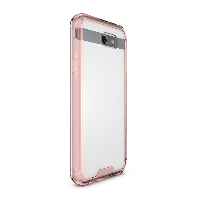 For Galaxy J7 (2017) / J730 (US Version) Shockproof Acrylic + TPU Transparent Armor Protective Case