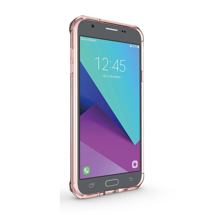 For Galaxy J7 (2017) / J730 (US Version) Shockproof Acrylic + TPU Transparent Armor Protective Case