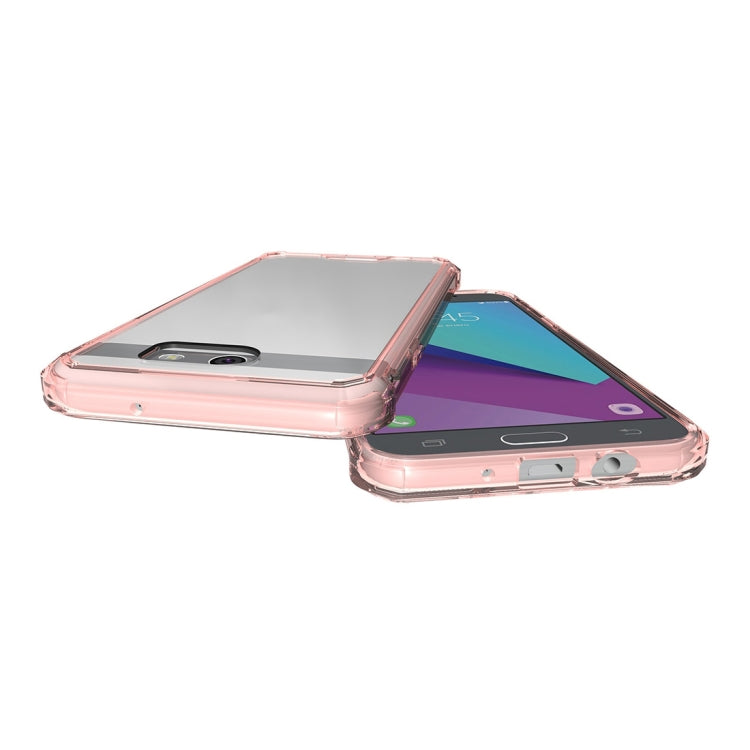 For Galaxy J7 (2017) / J730 (US Version) Shockproof Acrylic + TPU Transparent Armor Protective Case