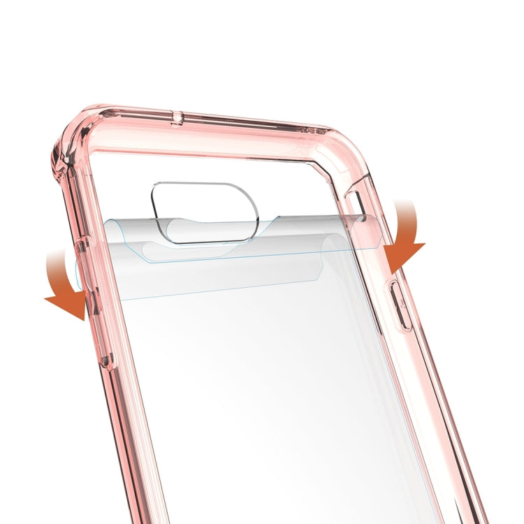 For Galaxy J7 (2017) / J730 (US Version) Shockproof Acrylic + TPU Transparent Armor Protective Case