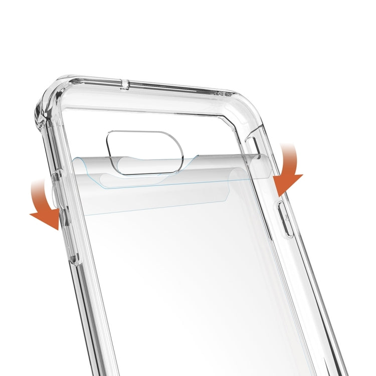For Galaxy J7 (2017) / J730 (US Version) Shockproof Acrylic + TPU Transparent Armor Protective Case