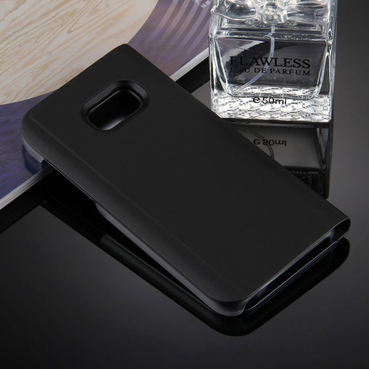 For Galaxy A3 (2017) / A320 Electroplating Mirror Horizontal Flip Leather Case with Holder