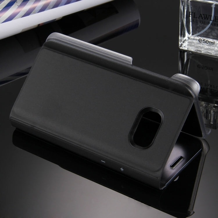 For Galaxy A3 (2017) / A320 Electroplating Mirror Horizontal Flip Leather Case with Holder