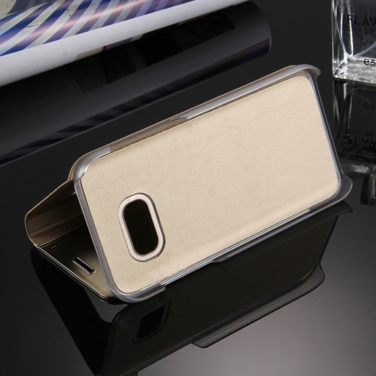 For Galaxy A5 (2017) / A520 Electroplating Mirror Horizontal Flip Leather Case with Holder