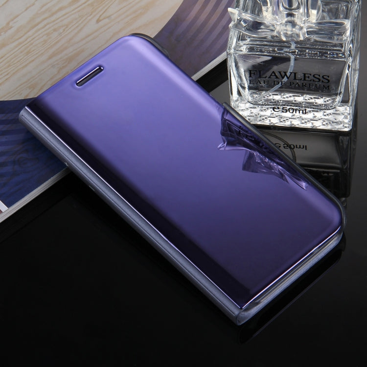 For Galaxy A5 (2017) / A520 Electroplating Mirror Horizontal Flip Leather Case with Holder