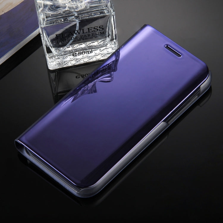 For Galaxy A5 (2017) / A520 Electroplating Mirror Horizontal Flip Leather Case with Holder