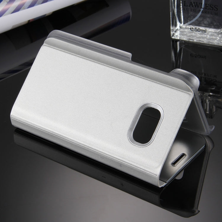 For Galaxy A5 (2017) / A520 Electroplating Mirror Horizontal Flip Leather Case with Holder