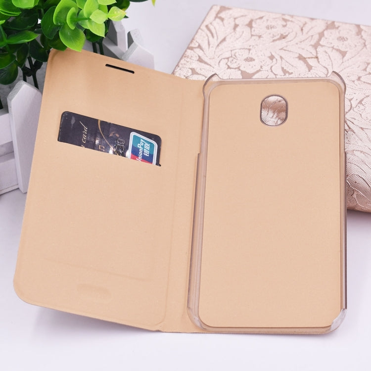 For Galaxy J5 (2017) (EU Version) Horizontal Flip Leather Case with Card Slot