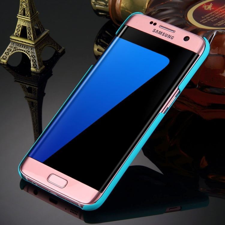 For Galaxy S7 Edge / G935 Retro Palace Embossed Flowers Pattern Protective Hard Case