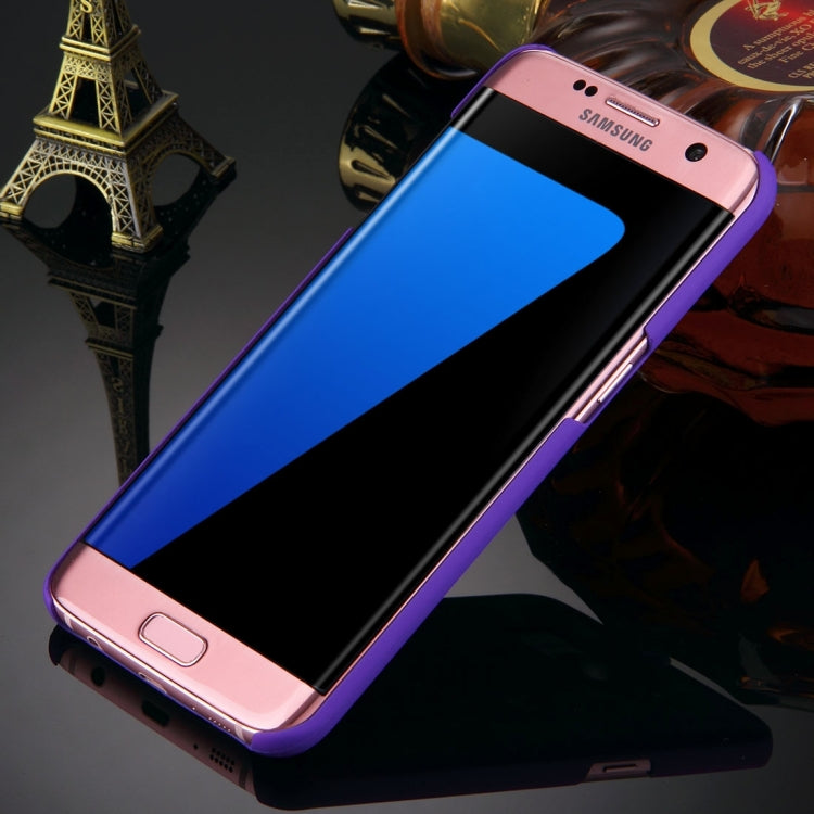 For Galaxy S7 Edge / G935 Retro Palace Embossed Flowers Pattern Protective Hard Case