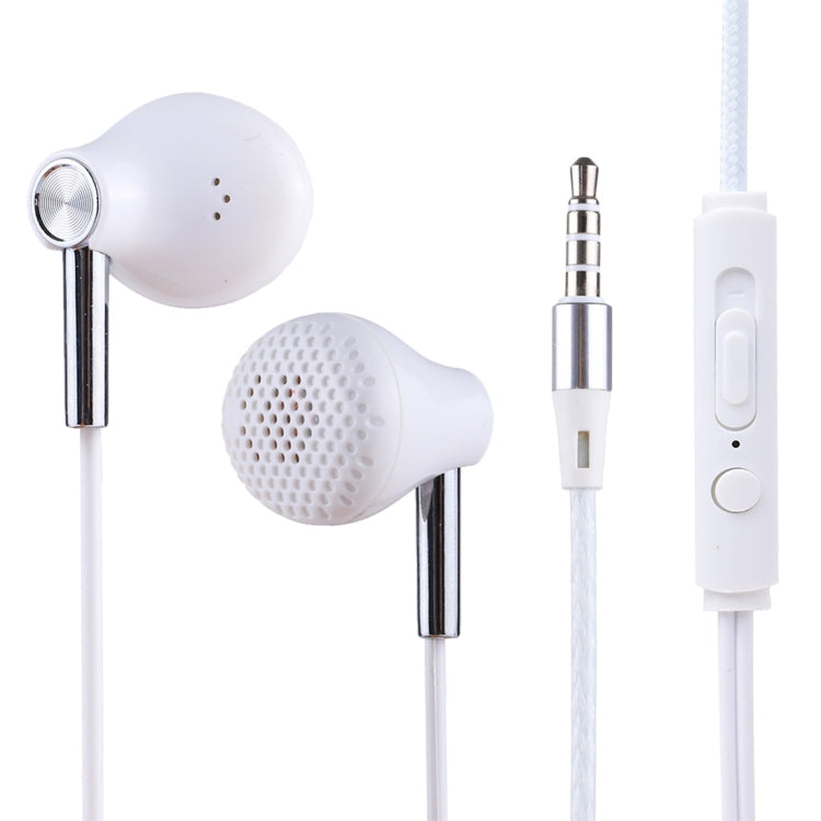 U-26 1.2m Bass Stereo Sound In-ear Wire Control Earphone with Mic, For iPhone, iPad, Galaxy, Huawei, Xiaomi, LG, HTC and Other Smartphones