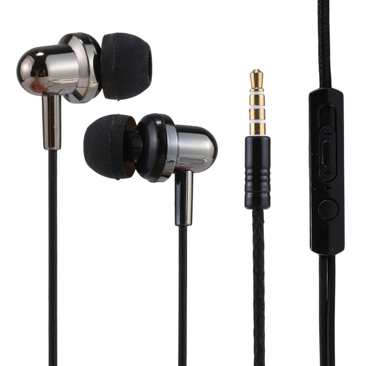 U-20 1.2m Bass Stereo Sound In-ear Wire Control Earphone with Mic, For iPhone, iPad, Galaxy, Huawei, Xiaomi, LG, HTC and Other Smartphones