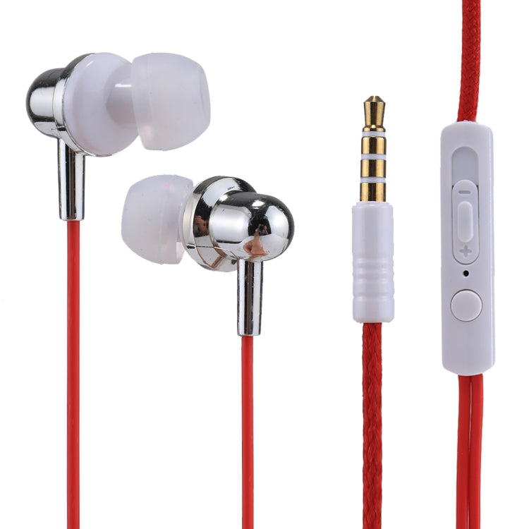 U-20 1.2m Bass Stereo Sound In-ear Wire Control Earphone with Mic, For iPhone, iPad, Galaxy, Huawei, Xiaomi, LG, HTC and Other Smartphones