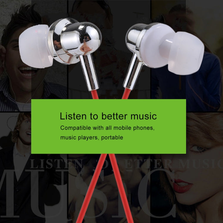 U-20 1.2m Bass Stereo Sound In-ear Wire Control Earphone with Mic, For iPhone, iPad, Galaxy, Huawei, Xiaomi, LG, HTC and Other Smartphones