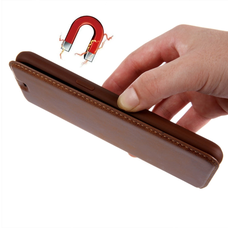 For Galaxy S8 + / G955 PU Retro Texture with Absorption Horizontal Flip Leather Case with Holder & Card Slots