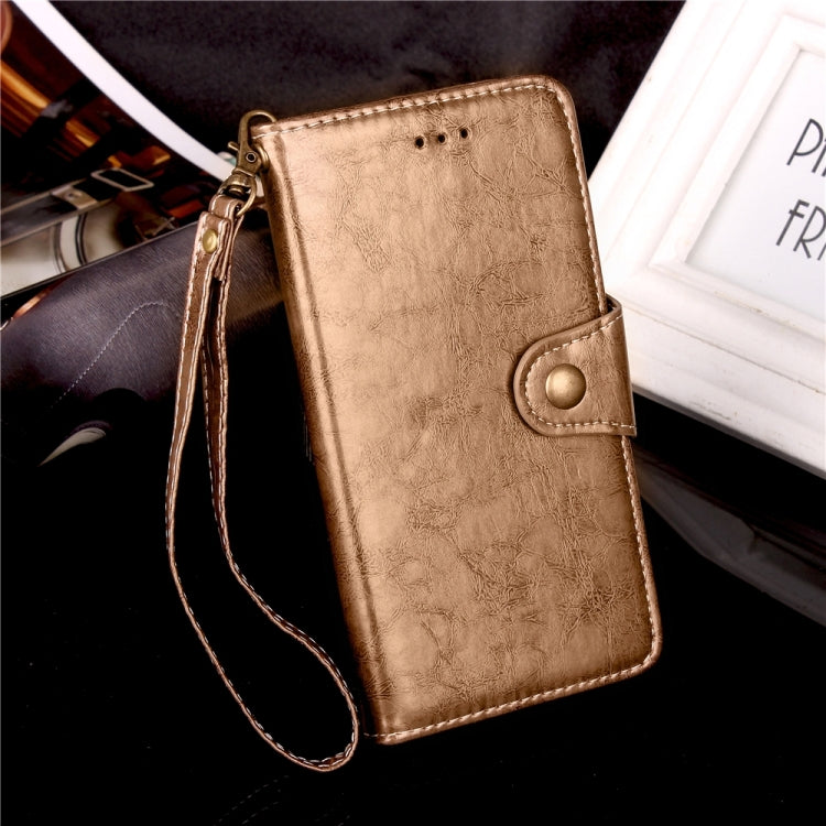 For Galaxy Note 8 Retro Crazy Horse Texture Wax Fake Leather Horizontal Flip Leather Case with Holder & Card Slots & Wallet & Lanyard