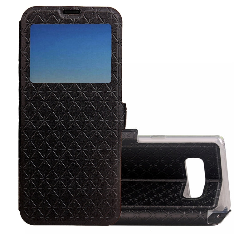 For Galaxy Note 8 Argyles Texture Horizontal Flip Leather Case with Holder & Card Slots & Call Display ID